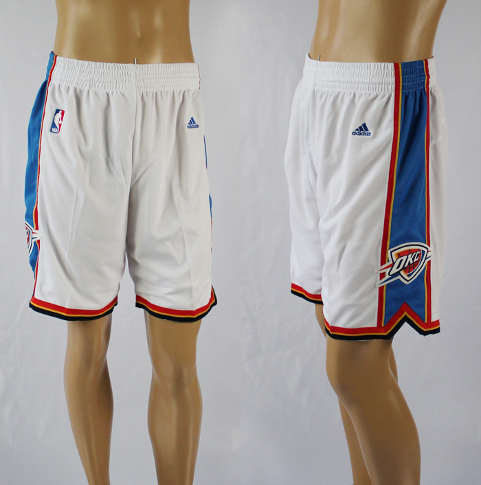  NBA Oklahoma City Thunder New Revolution 30 White Short